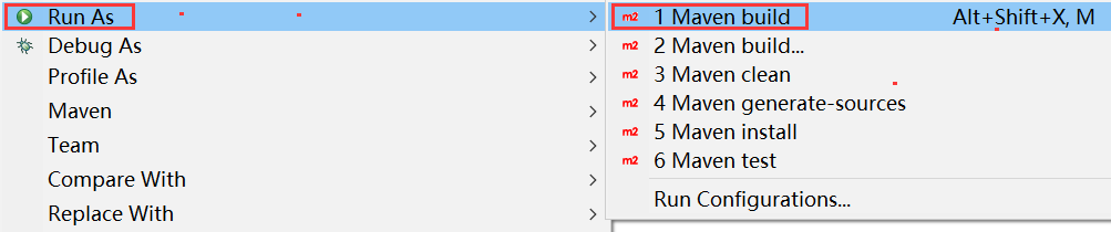 复用 Maven 令