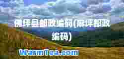 佛坪县邮政编码(麻坪邮政编码)