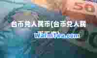 台币兑人民币(台币兑人民币汇率)