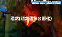 暗龙(暗龙蛋怎么孵化)