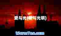 爱与光(爱与光明)