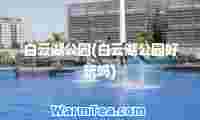 白云湖公园(白云湖公园好玩吗)