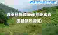 青田县邮政编码(丽水市青田县邮政编码)