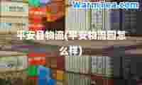 平安县物流(平安物流园怎么样)