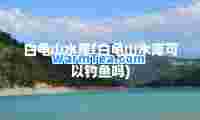 白龟山水库(白龟山水库可以钓鱼吗)