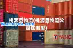 桃源县物流(桃源县物流公司在哪里)