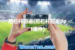 把栏杆拍遍(把栏杆拍遍ppt课件)