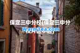 保定三中分校(保定三中分校片区小区)