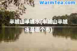 半城山半城水(半城山半城水是哪个市)