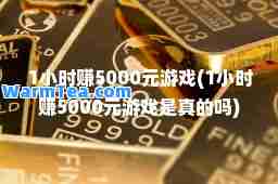 1小时赚5000元游戏(1小时赚5000元游戏是真的吗)