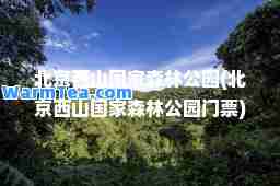 北京西山国家森林公园(北京西山国家森林公园门票)