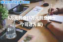 5万元创业(5万元创业的十个可选方案)