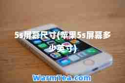 5s屏幕尺寸(苹果5s屏幕多少英寸)