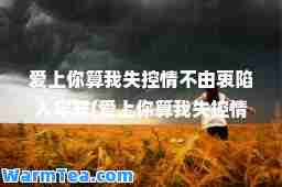 爱上你算我失控情不由衷陷入牢笼(爱上你算我失控情不由衷陷入牢笼说说)