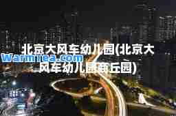 北京大风车幼儿园(北京大风车幼儿园商丘园)