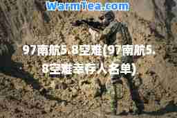 97南航5.8空难(97南航5.8空难幸存人名单)