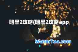 暗黑2攻略(暗黑2攻略app)