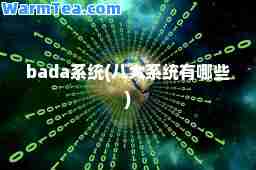 bada系统(八大系统有哪些)