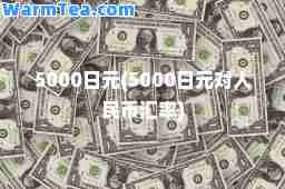 5000日元(5000日元对人民币汇率)