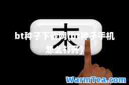 bt种子下载网(bt种子手机怎么打开)