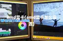 amd显卡(amd显卡怎么设置)