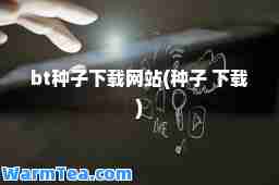 bt种子下载网站(种子 下载)