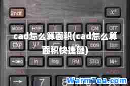 cad怎么算面积(cad怎么算面积快捷键)