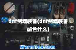 dnf剑魂装备(dnf剑魂装备融什么)