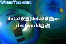 dota2设置(dota2设置perfectworld启动)