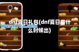 dnf夏日礼包(dnf夏日套什么时候出)