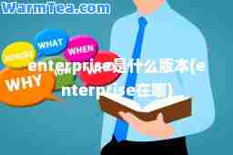 enterprise是什么版本(enterprise在哪)