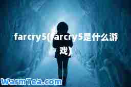farcry5(farcry5是什么游戏)