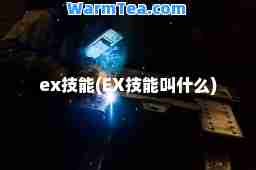 ex技能(EX技能叫什么)