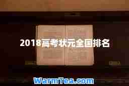 2018高考状元全国排名
