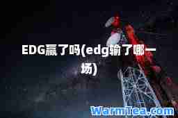 EDG赢了吗(edg输了哪一场)