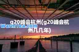 g20峰会杭州(g20峰会杭州几几年)