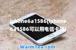 iphone6a1586(iphone6a1586可以用电信卡吗)