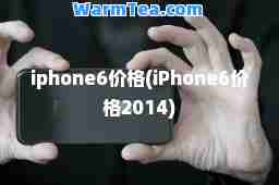 iphone6价格(iPhone6价格2014)