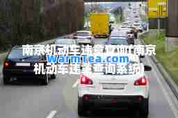 南京机动车违章查询(南京机动车违章查询系统)