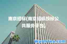 南京招标(南京招标投标公共服务平台)