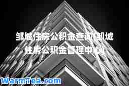 邹城住房公积金查询(邹城住房公积金管理中心)