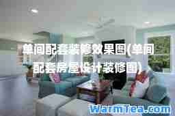 单间配套装修效果图(单间配套房屋设计装修图)