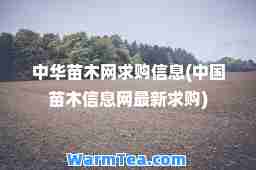 中华苗木网信息(中国苗木信息网)