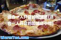 适一人开店的加盟店(适一人开店的加盟店小吃)