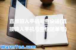 直接输入手机号查快递(直接输入手机号查快递单号)