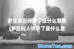 梦见自己了是什么意思(梦见别人了是什么意思)