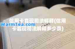司法解释(司法解释多少条)
