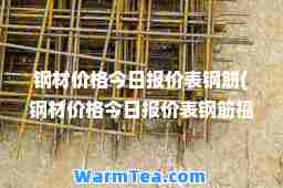 钢材价格今日报价表钢筋(钢材价格今日报价表钢筋福建)