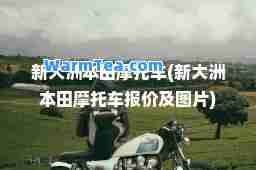 新大洲本田摩托车(新大洲本田摩托车报价及图片)