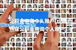 公积金查询个人账户(山西焦煤公积金查询个人账户)